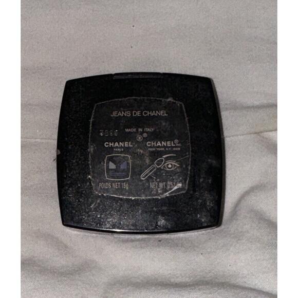 Limited Edition 2003 Jeans De Chanel Eyeshadow Compact Blue Makeup Vintage Rare - Picture 3 of 5